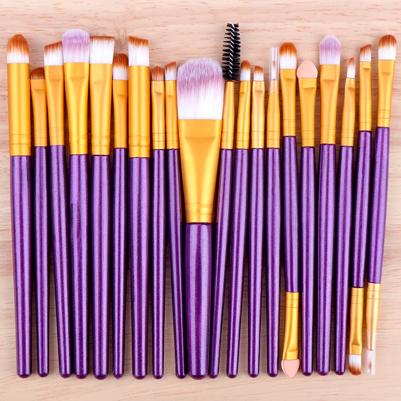20 Pieces Makeup Brush Set Professional Eye Shadow Brushes Cosmetic Tools Kit for Eye Makeup
