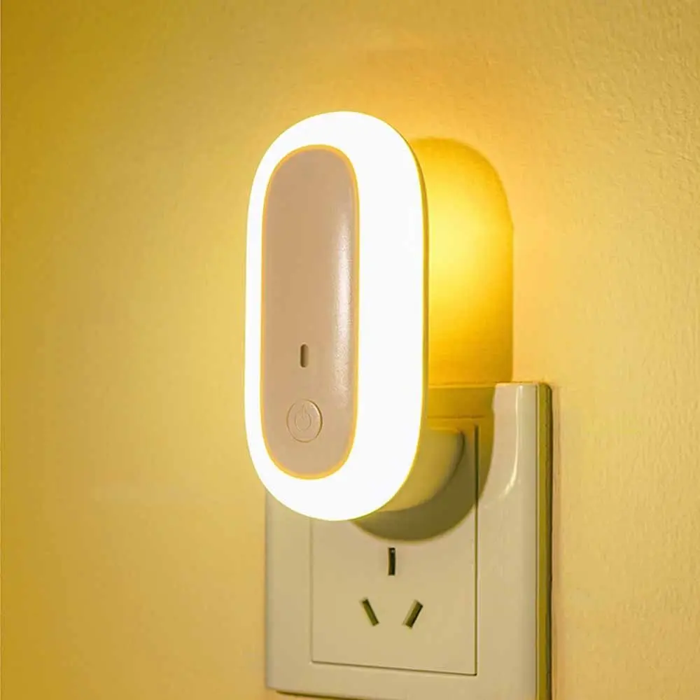 Eye Protection LED Night Light Low Wattage Wall Plug-In Plug-In Night Light Soft Light Energy Saving Socket Wall Light