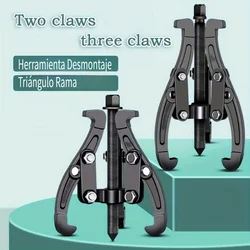 1-pack three-jaw code puller bearing extractor car wheel hub removal tool multifunctional triangular bearing puller hand tool