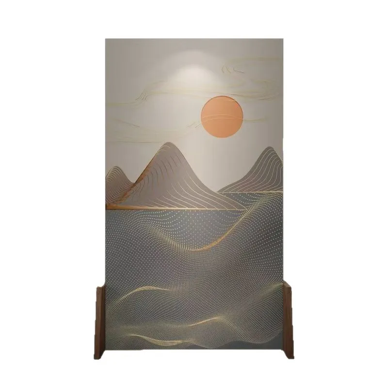 New Chinese screen partition, porch occlusion, home removable hotel seat screen