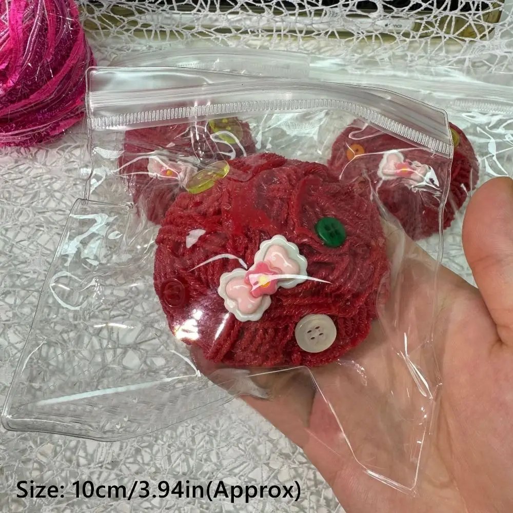 Jouet à presser pour soulager le Stress, réduisant l'anxiété, boule de fil à presser douce, jouets à motif de boule de fil Portable