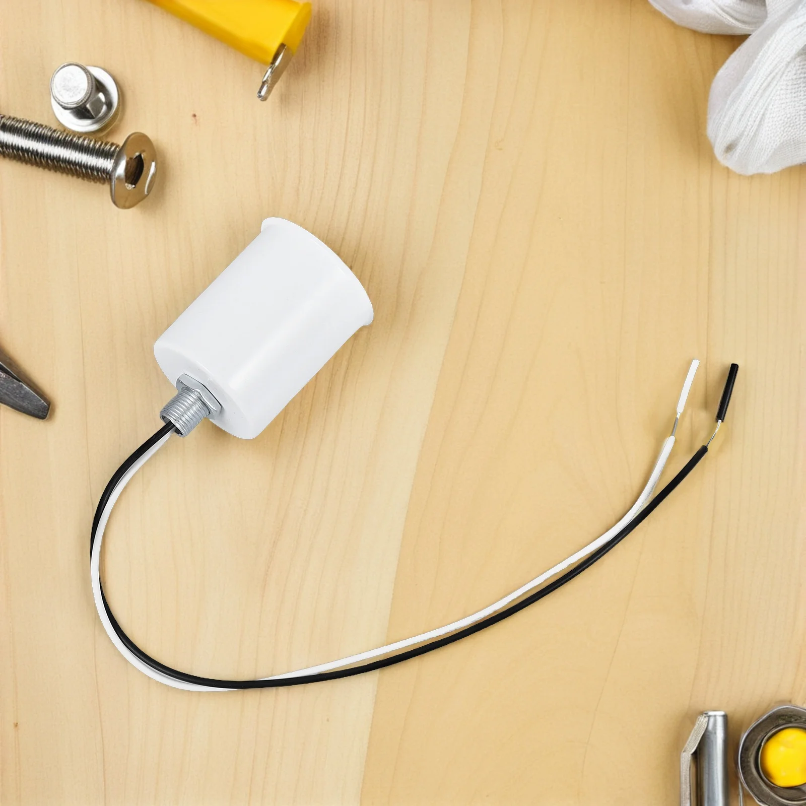 الجدول مصباح السيراميك غطاء برغي استبدال سهلة DIY قلادة مقبس الإضاءة مصباح صانع إصلاح الأجهزة حامل المصباح الكهربائي #1