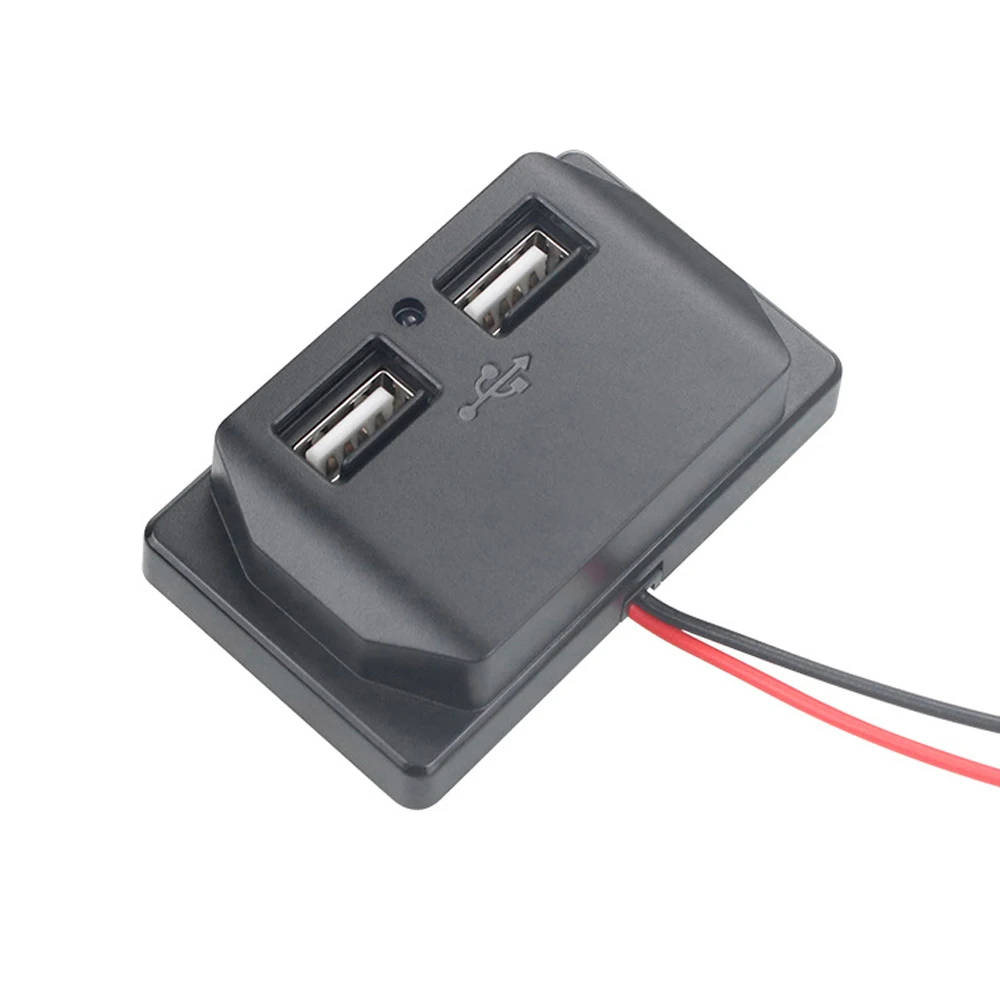 Car Bus Modification Charger DC5V/3.1A Dual USB Ports Charger Socket Accessories For RV Motorhome Camping Caravan Bus Marine