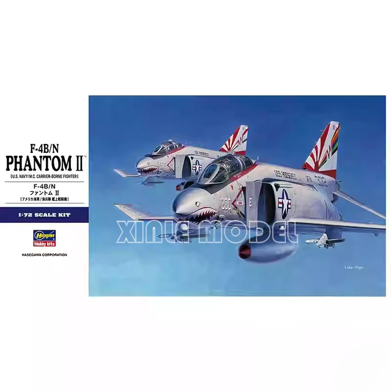 

Комплект пластиковой собранной модели самолета Hasegawa 01566 F-4B/N Phantom II [США, темно-синий/M.C. Carrier-Borne Fighter] 1/72