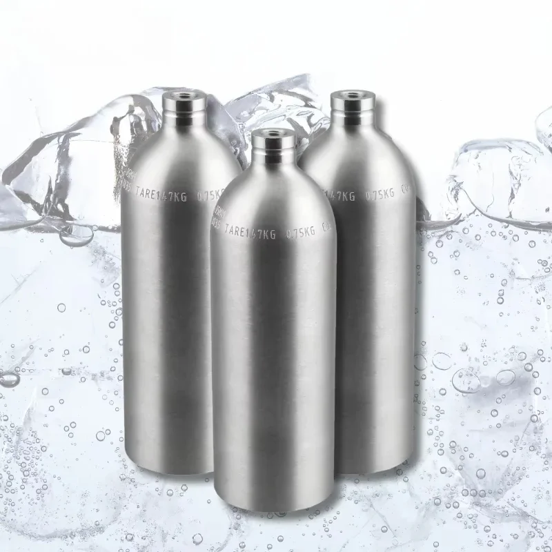 

ZX Factory Outlet Refillable Gas BottleCO2 Tank Sodamaker Cylinder for Vending Machine Soda Water Maker