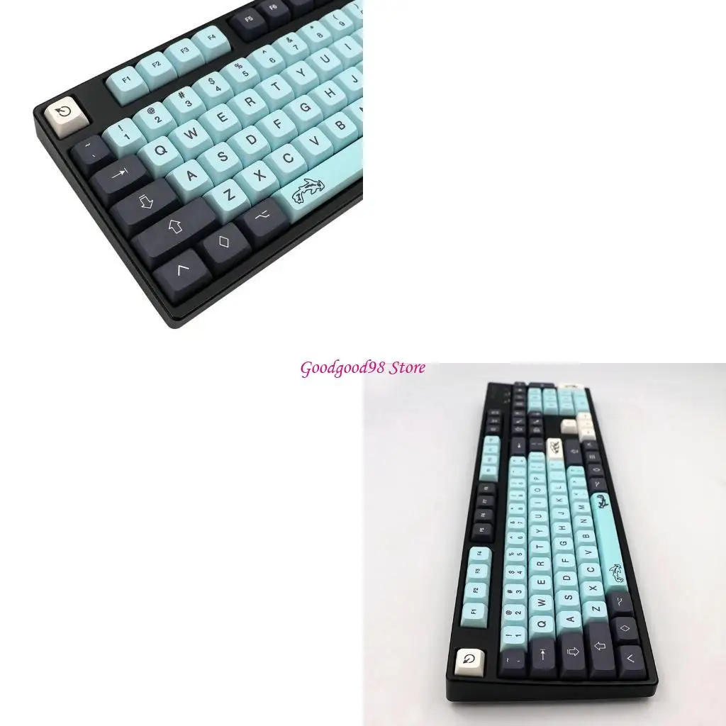 Mizu Keycaps 132 Keys PBT XDA ميكانيكية لـ DZ60/RK61/64/gk61/68/75/84/980/104 #1