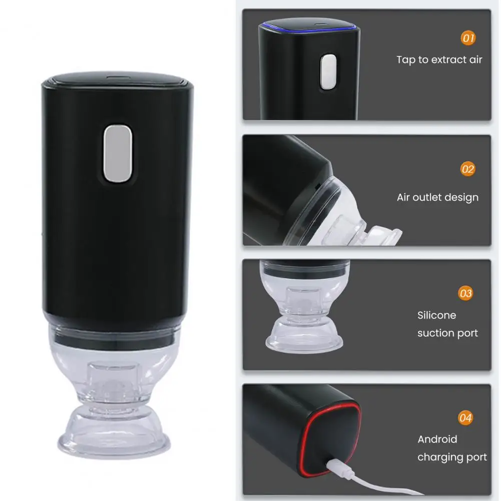 One-click Vacuum Sealer Rechargeable Vacuum Sealer Rechargeable Battery Vacuum Sealer Handheld Machine with Powerful Suction