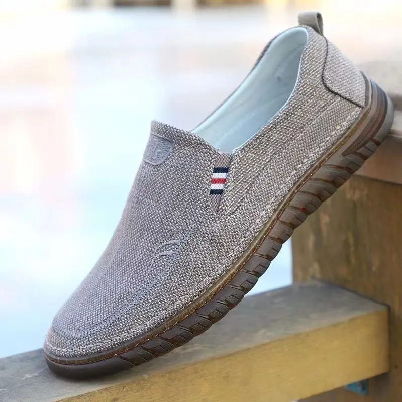 Sneakers Espadrilles Summer Man Shoe Lightweight Casual Shoes for Men Slip-on Size 45 Breathable Retro High Quality Fashion Sale