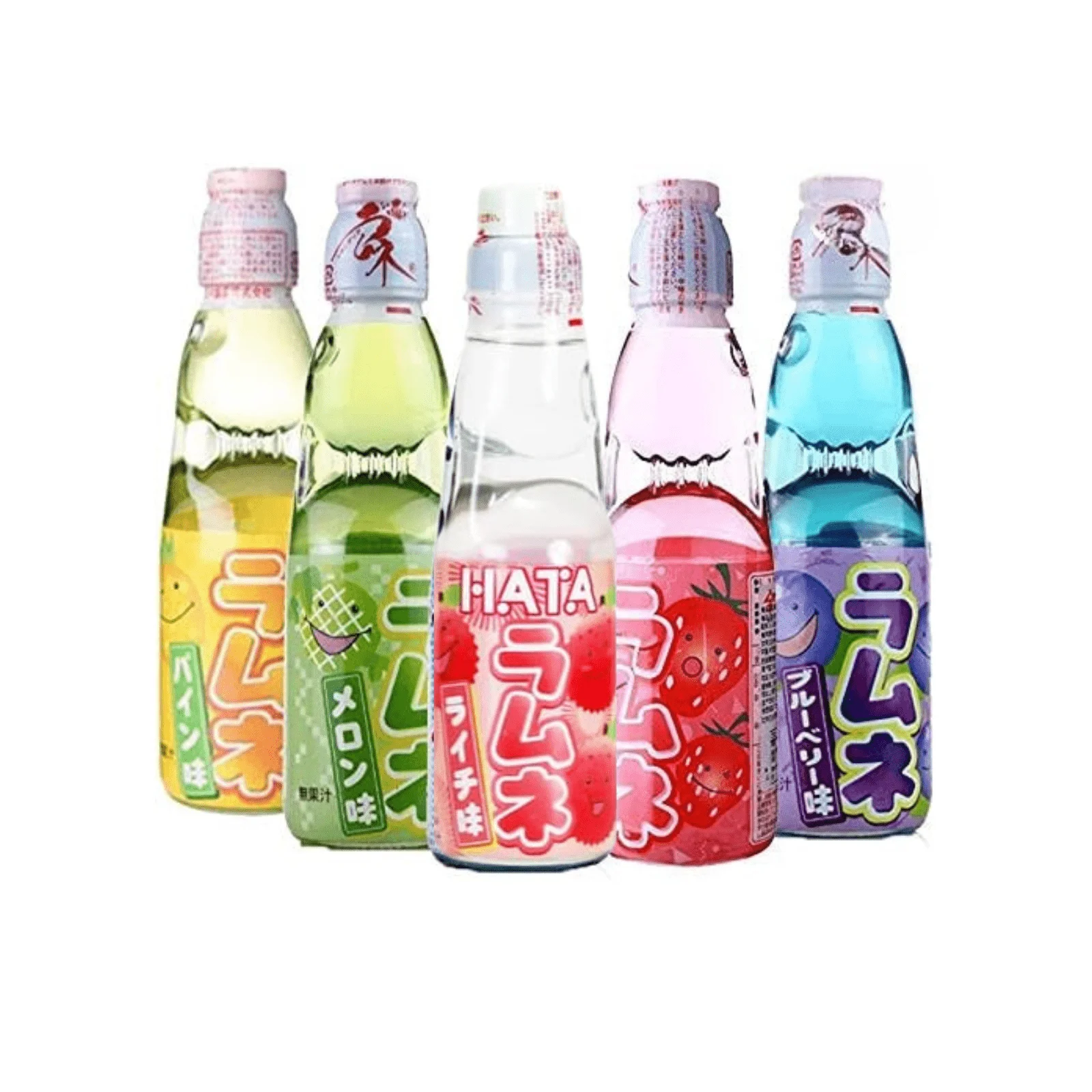 Picture 3: Classic Original Flavor Sparkling Soda with Japanese Sliding Door Design, produced by Hata, refreshing carbonated drinks available in 5 flavors, 200g per bottle