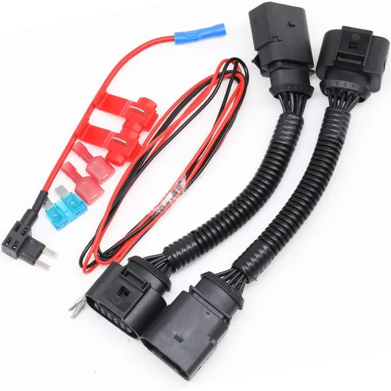 Auto Headlight Conversion Upgrade Adaptor Wiring Harness Car Connector Wire For VW Transporter T5 To T5.1 FaceLift Car Parts