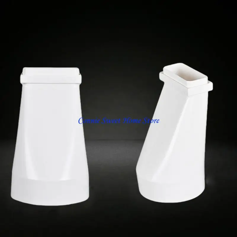 LXAF Ventilation Duct Converter Rectangular to Round Straight Channel Connector
