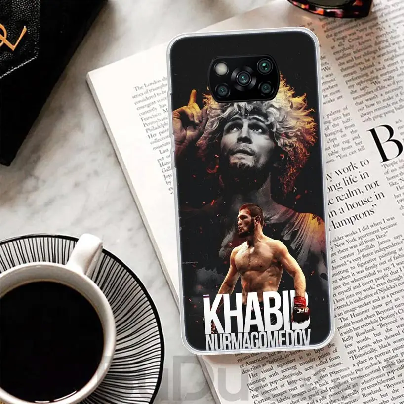 Khabib Nurmagomedov Cover For Xiaomi Poco X6 X5 Pro X4 Gt X3 Nfc F6 Phone Case F5 F4 F3 F2 F1 M5S M4 M3 Print Shell Housing X5 P