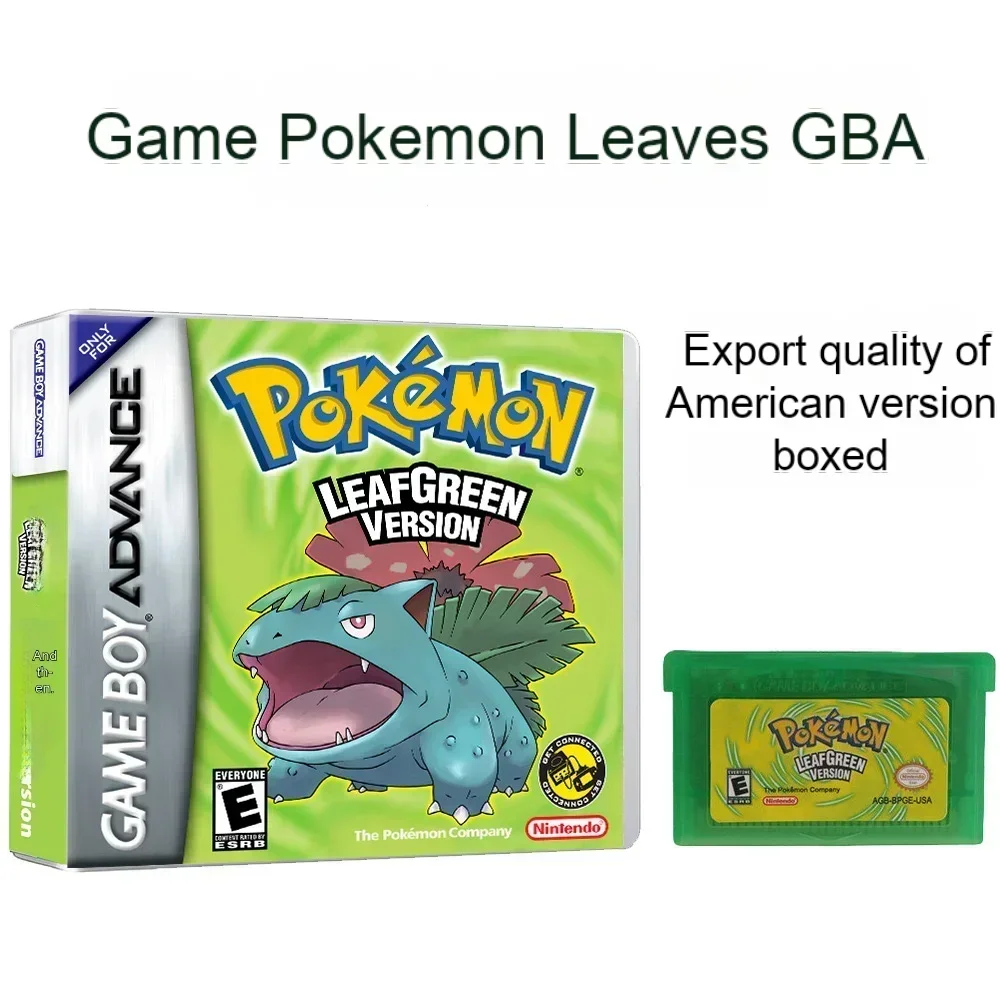Pokémon-Spielkarte, englische Sprache, Emerald Sapphire-Serie, GB, NDSL, GBC, GBA, GBM, SP, Ruby Firered, Videokassette, Konsolenspielkarte – Detail 5