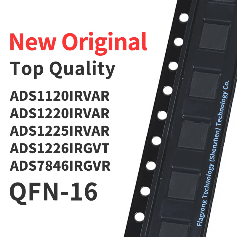 1 Piece ADS1120IRVAR ADS1220IRVAR ADS1225IRVAR ADS1226IRGVR ADS7846IRGVR VQFN-16 Chip IC New Original