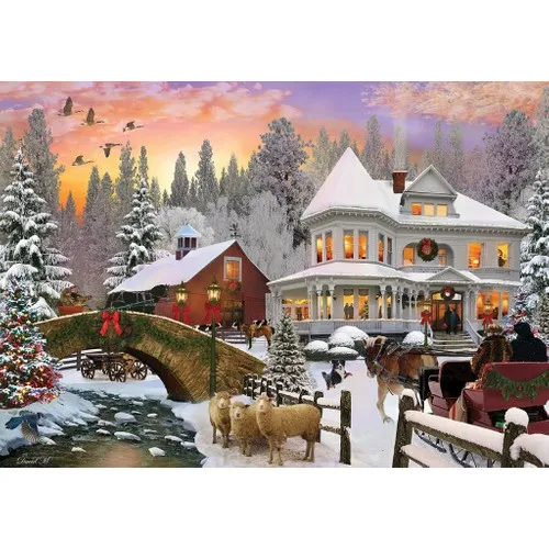 Ks Games Snowy Day 1000 Piece Jigsaw Puzzle 20542