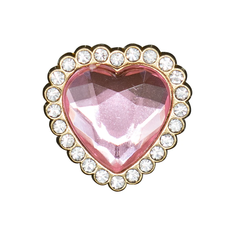 1/9 Stück rosa Krone Parfüm Designer Metall Schuh Charms Bling Fuchs Gans Luxus Schuh Dekoration Zubehör Pin Clog für Frauen Mädchen – Detail 11