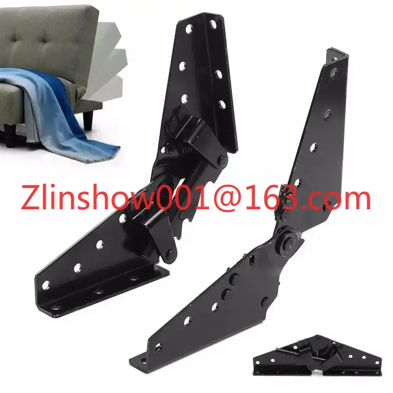 Adjustable Furniture Lift up Hinge Folding Bed Lazy Sofa Joint 3-Position Angle Mechanism Support Self-lock Hardware