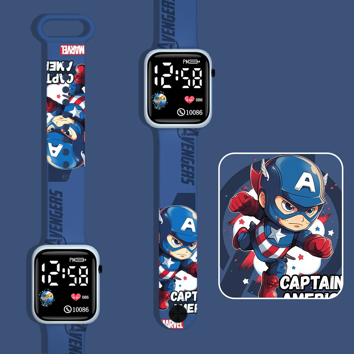 موضة الكرتون سبايدرمان الأطفال الساعات الفتيات Reloj Inteligente Para Niños Niña Reloj ساعة رقمية النساء Relógio Infantil ﻿