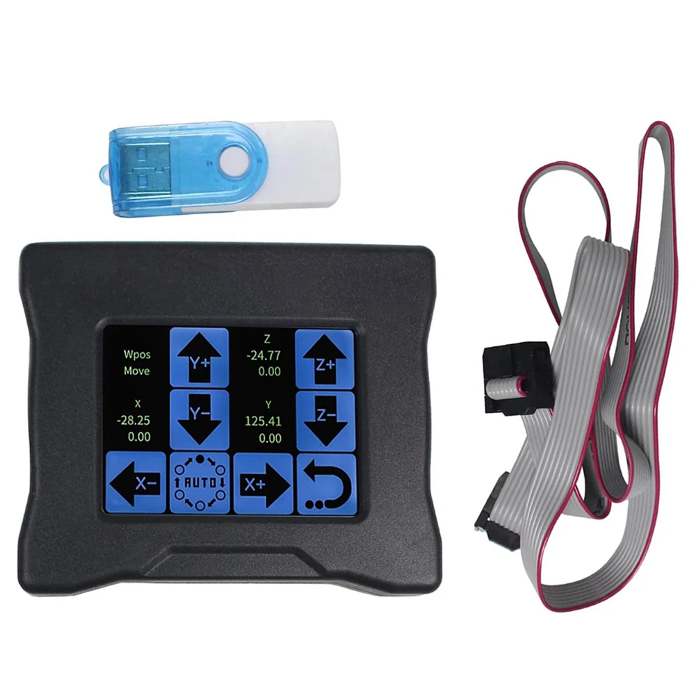

GRBL LCD Touch Screen Offline Controller For 3018 PRO 3020 4540 CNC Router Grbl Offline Controller Stepper Controls Drives Part