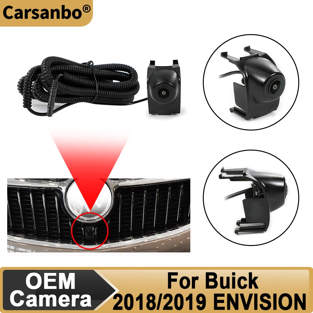 

Carsanbo Car Front View Camera For Buick 2018 2019 Envision Night Vision Fisheye Vehicle Front Camera Waterproof