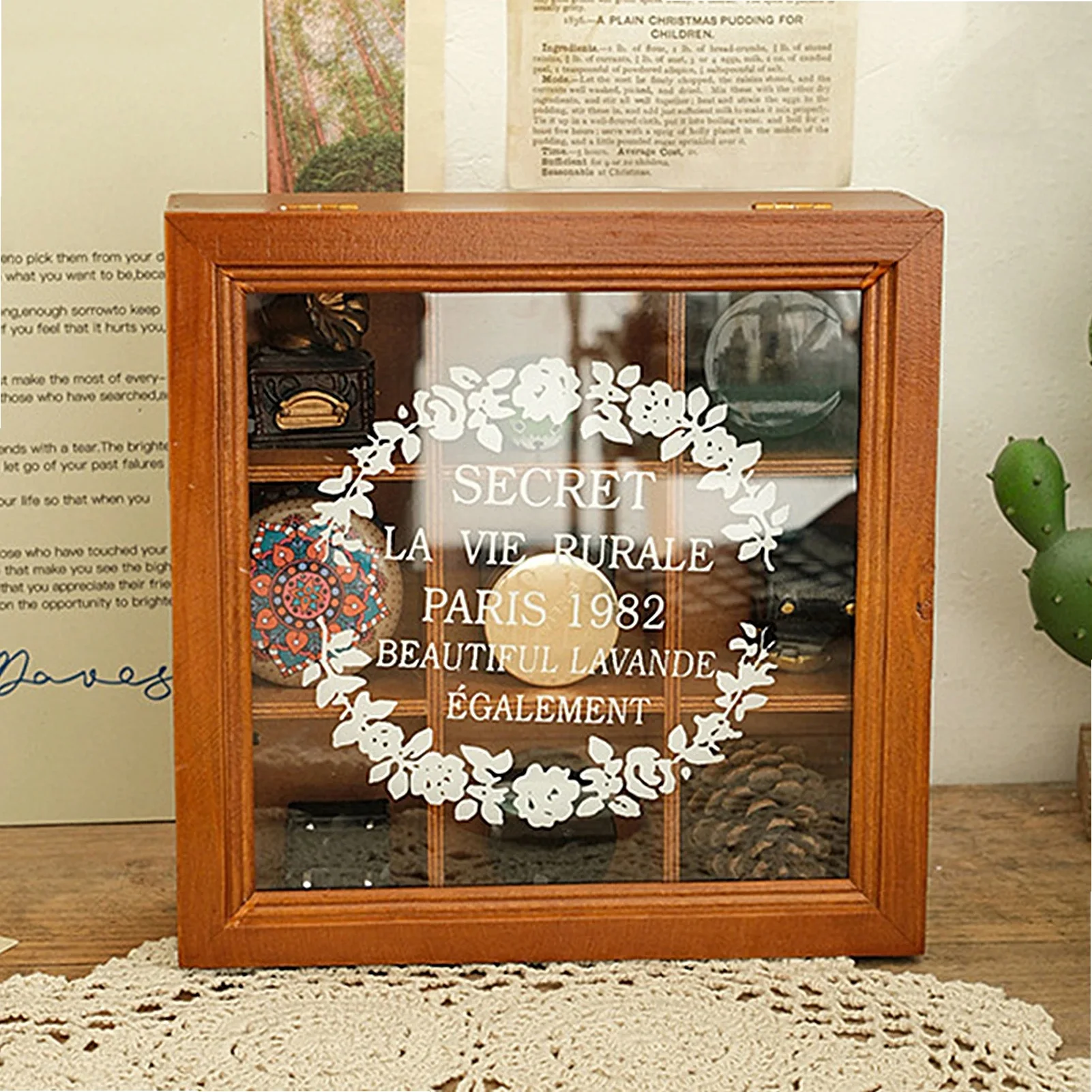Wood Tea Bag Holder with Drawe - đánh giá và giá Coffee Tea Drawer Organizer