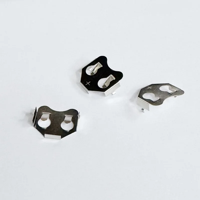 Metal CR2032 Coin Cell Battery Holder THM DIP CR2020, CR2025, CR2032 Battery Retainer Clip P/N 3003