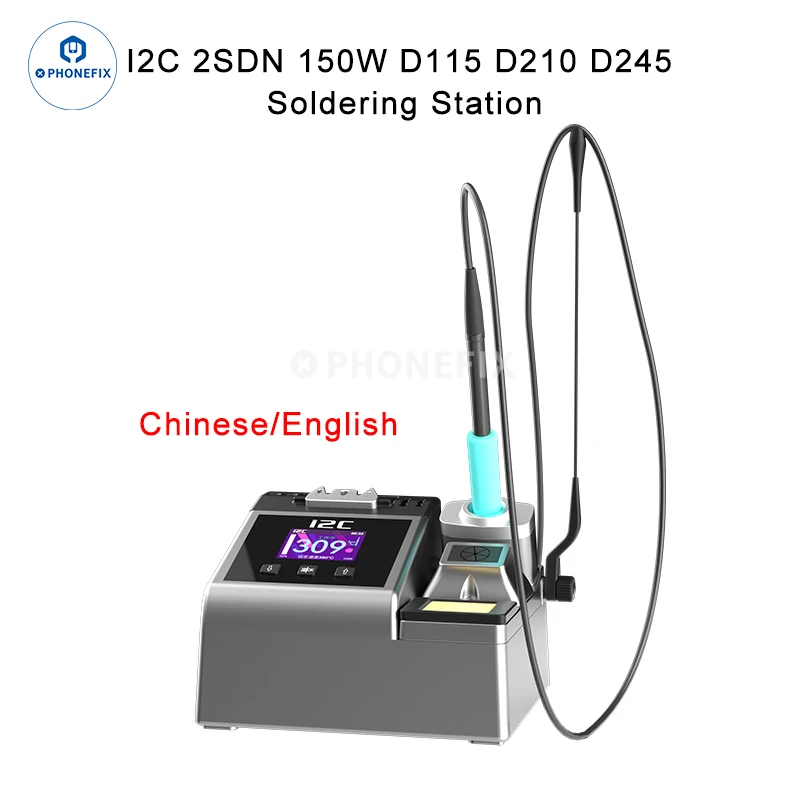 Imagem -05 - Estação de Solda Inteligente I2c 2sdn Adequada com Alça de Solda 210 115 245 Aquecimento Rápido de 180w Ferramenta de Retrabalho de Soldagem com Sono Automático