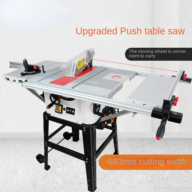 10-Inch Woodworking Sliding Table Saw Woodworking Small Precision Sizing Saw Machine Cutting Machine Chainsaw Workbench Dado