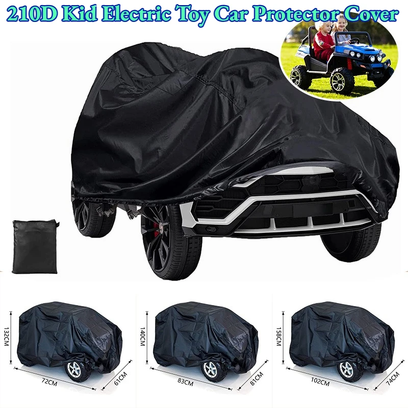 S/M/L 210D Oxford Kid Electric Toy Car Protector Cover for 4WD RC Off-Road Vehicle, Waterproof Sunproof Dustproof Durable Sleeve