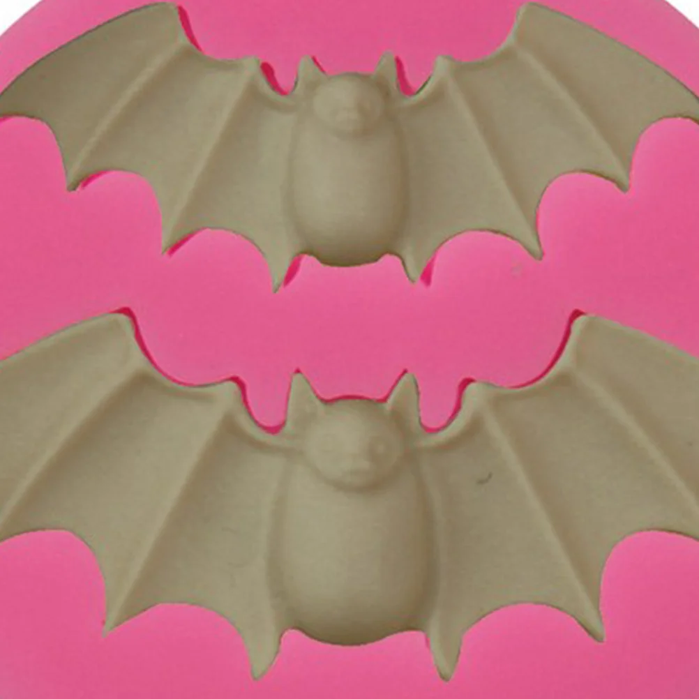 Bat Chocolate Molds Halloween Candy Molds Silicone Ice Mold for (Random Color) Ice Cube Trays