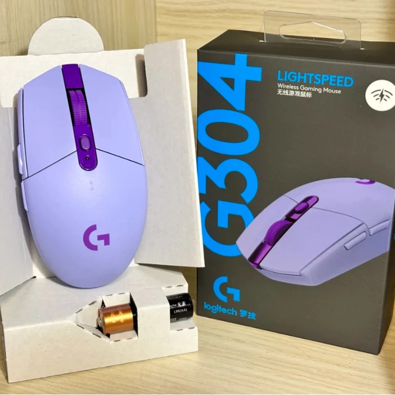 

Беспроводная игровая мышь Logitech G304 Original Lightspeed с 6 программируемыми кнопками, 12000 DPI, USB, RGB-подсветкой, в наличии