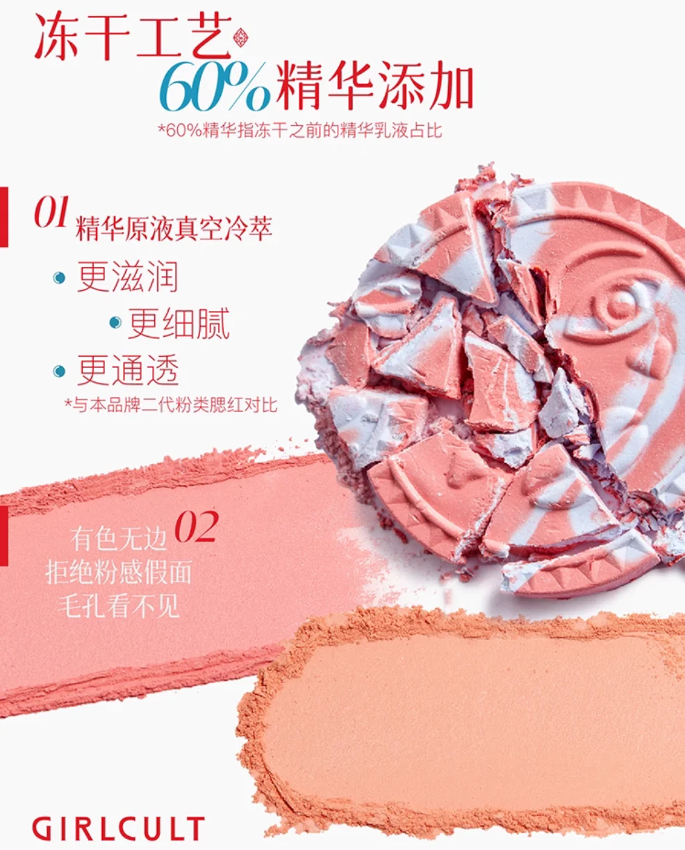 Girlcult Blush Nanyang mat lueur Blush couches Essence lueur mélanges vives joue couleurs naturel fille culte maquillage cosmétiques