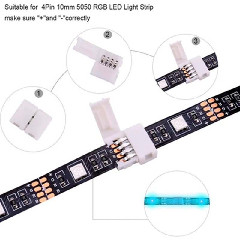 Aksesori sabuk ringan klip pemasangan 4Pin berbentuk L sabuk lampu sudut bebas las klip Butt gesper segitiga Pry Plate