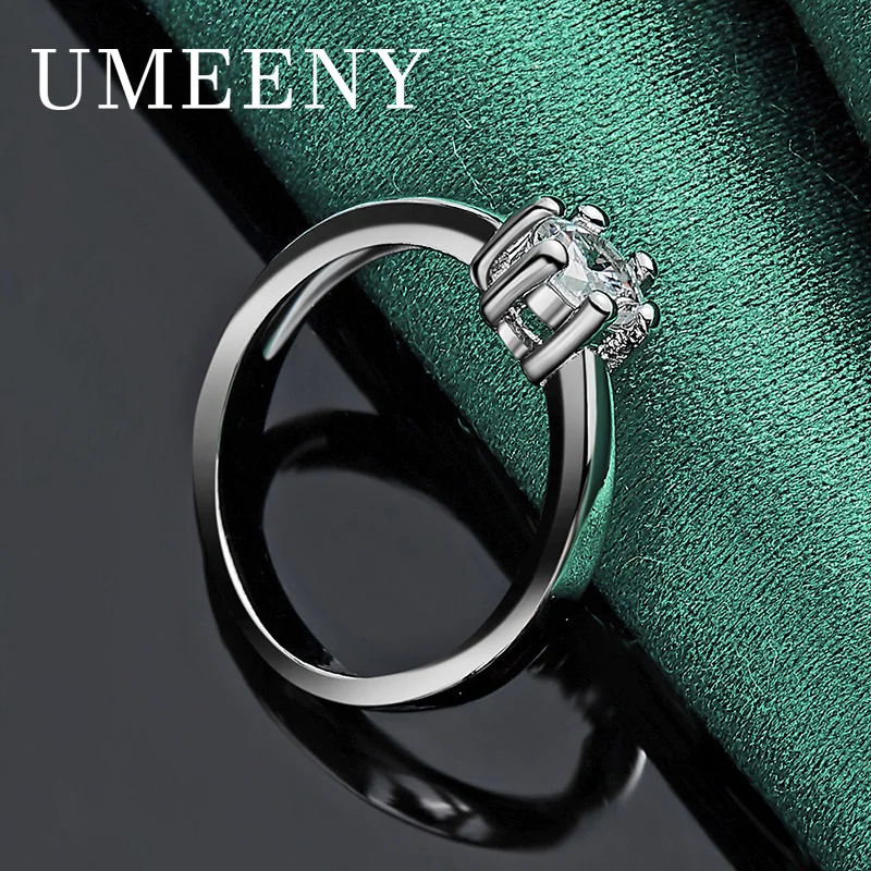 

925 Sterling Silver 7/8/9/10 Exquisite Zircon Ring Women Accessories Fashion Charm Party Engagement Jewelry