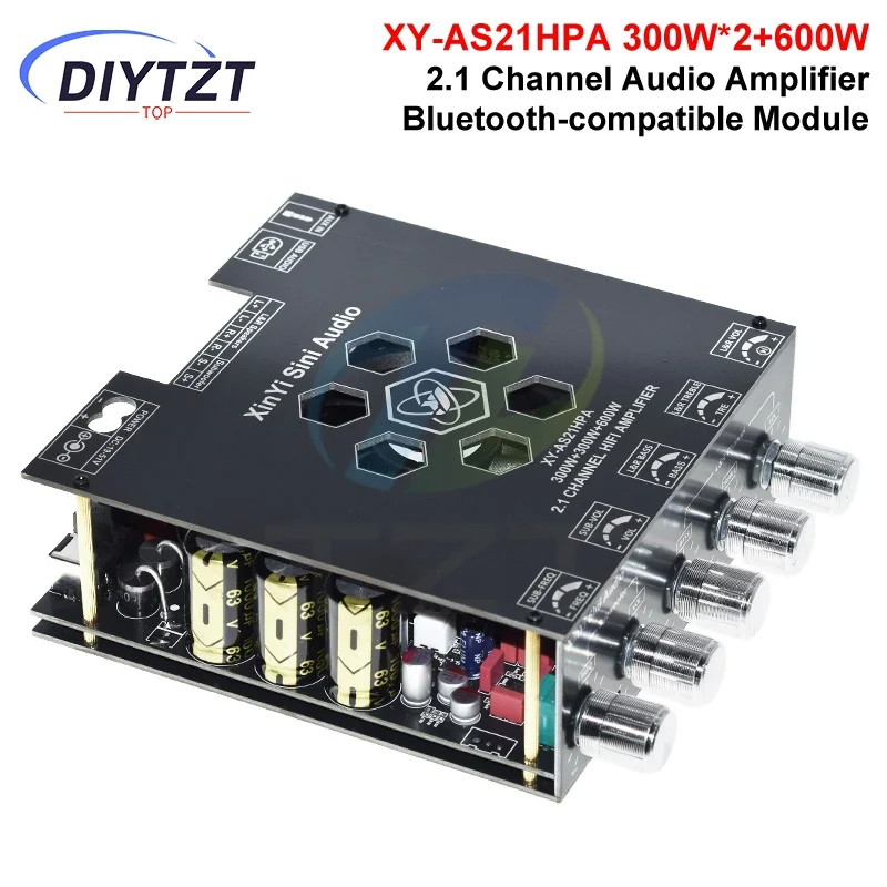 XY-AS21HPA Bluetooth High-Power Digital Verstärker Bord 2,1 Kanal Subwoofer 300 W * 2 + 600 W Dual TPA3255 Amplificador