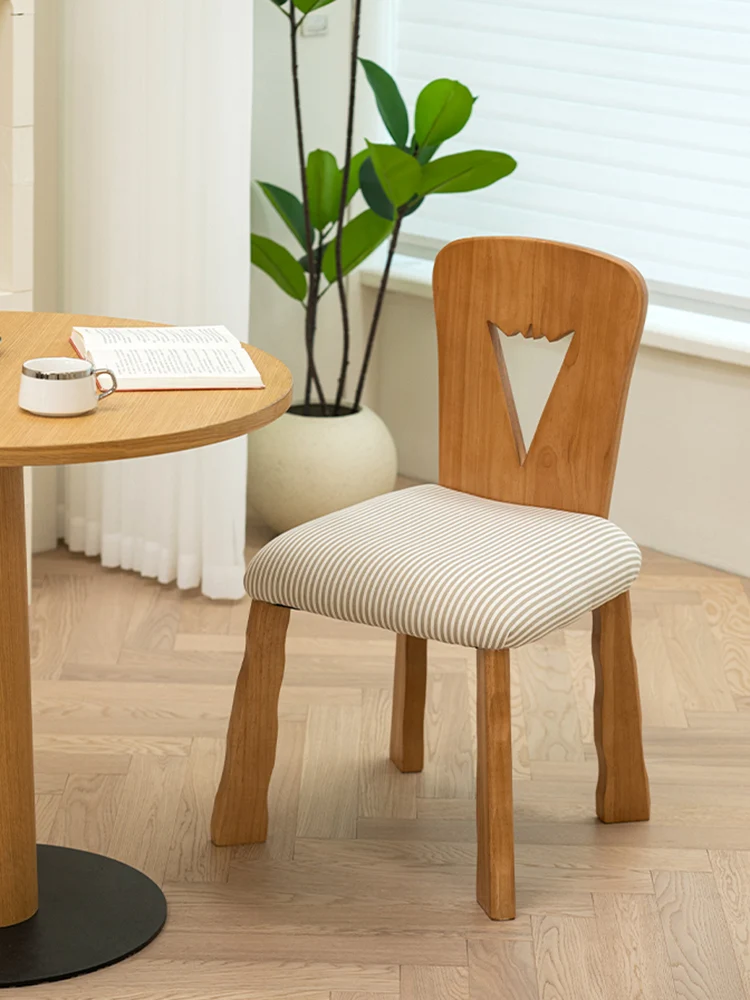 

Nordic Dining Chair,Home Living Room Backrest,Dining Tables Chairs,Designer Creative Leisure Solid Wood Stool,Furniture