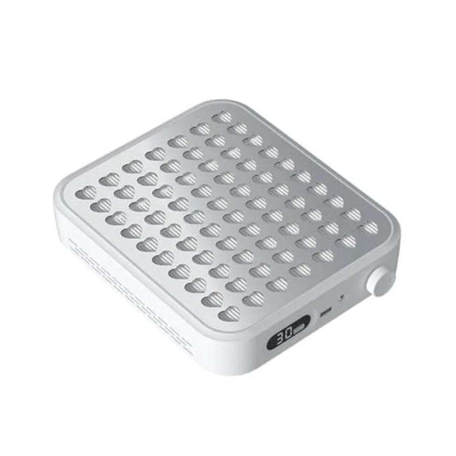 

Rechargeable Nail Dust Collector with Reusable Filter for Acrylic Gel Polish Powerful Vacuum Fan Dust Suction Machine in Black