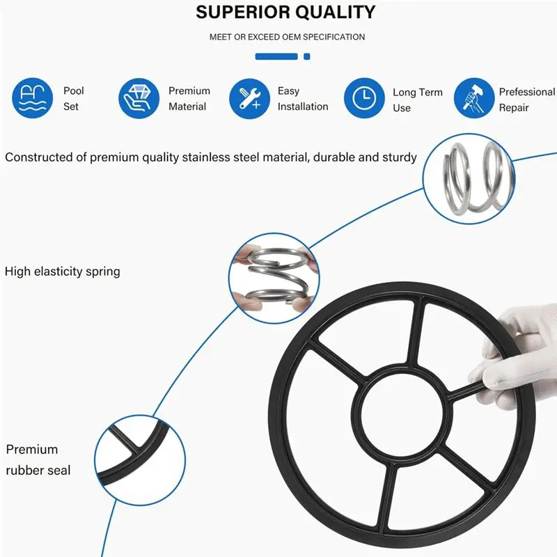 Limited Stock-FF 272409 Diverter Spider Gasket For Pentair G-400 Hi-Flow Pool & Spa Multiport 2-Inch Valves Pool Filter Replacem