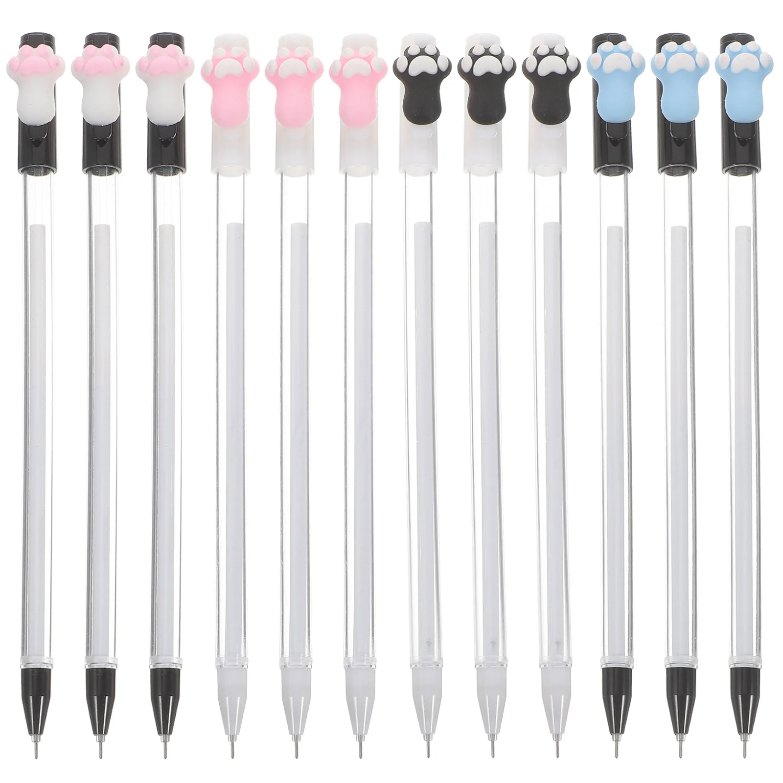 

12 Pcs Cat Claw Gel Pen Cute Cartoon Adorable Decorate Pp Pens for Fun Student