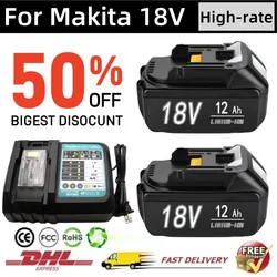 Large capacity spare lithium-ion battery for Makita BL1830 BL1830B BL1840 BL1840B BL1850 BL1860 power tool battery