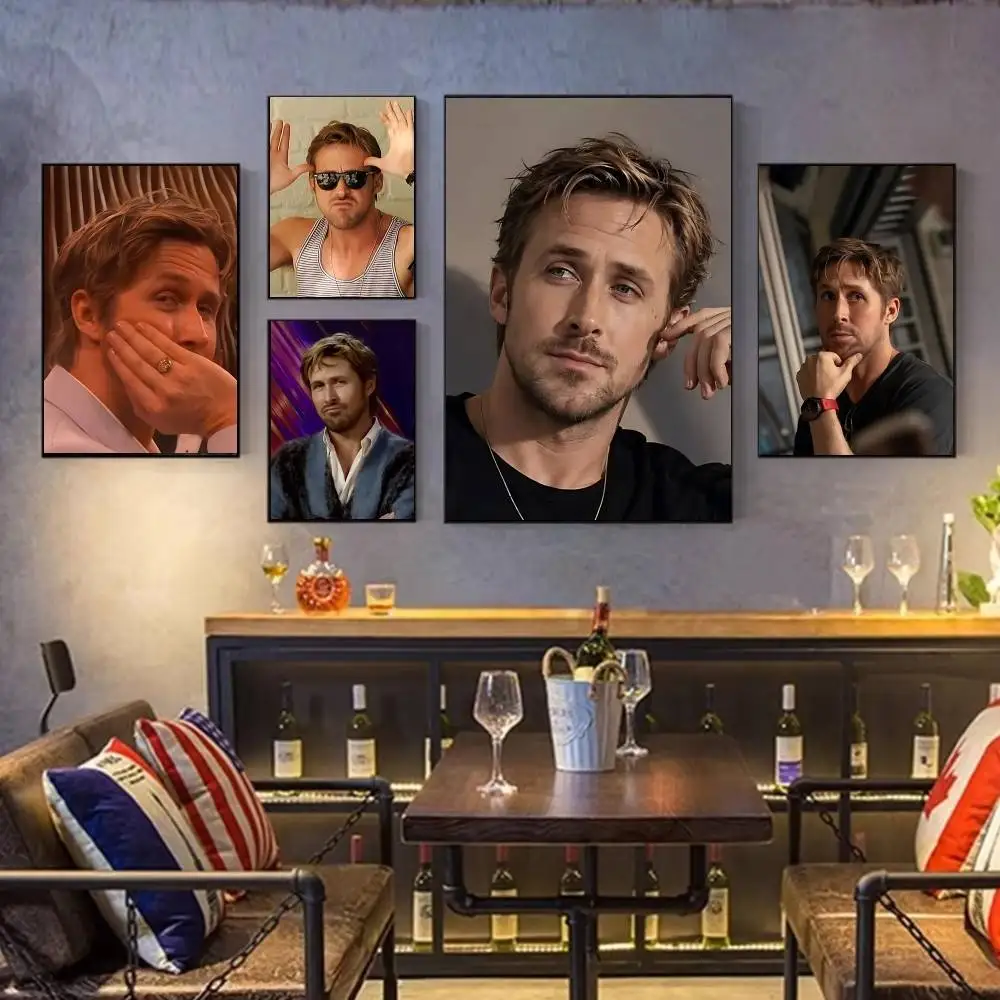 Ryan Gosling Classic Poster Wall art print art suitable for living room bedroom bar parlor home decoration gift