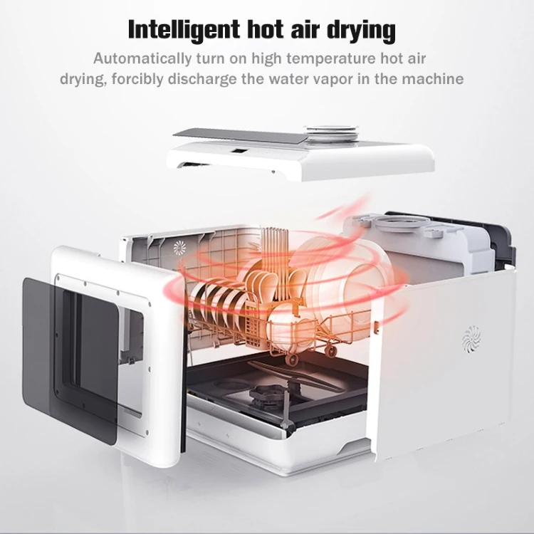 

Electric Portable Table Dishwasher Freestanding Independent Unit for Home Restaurant Hotel Kitchen Use