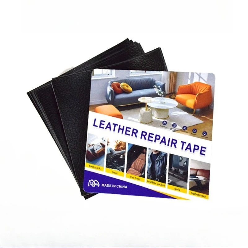 رقعة إصلاح الأريكة الجلدية ذاتية اللصق من أمازون عبر الحدود، رقعة مقعد جلدية، شريط إصلاح وسادة مقعد السيارة الكهربائية