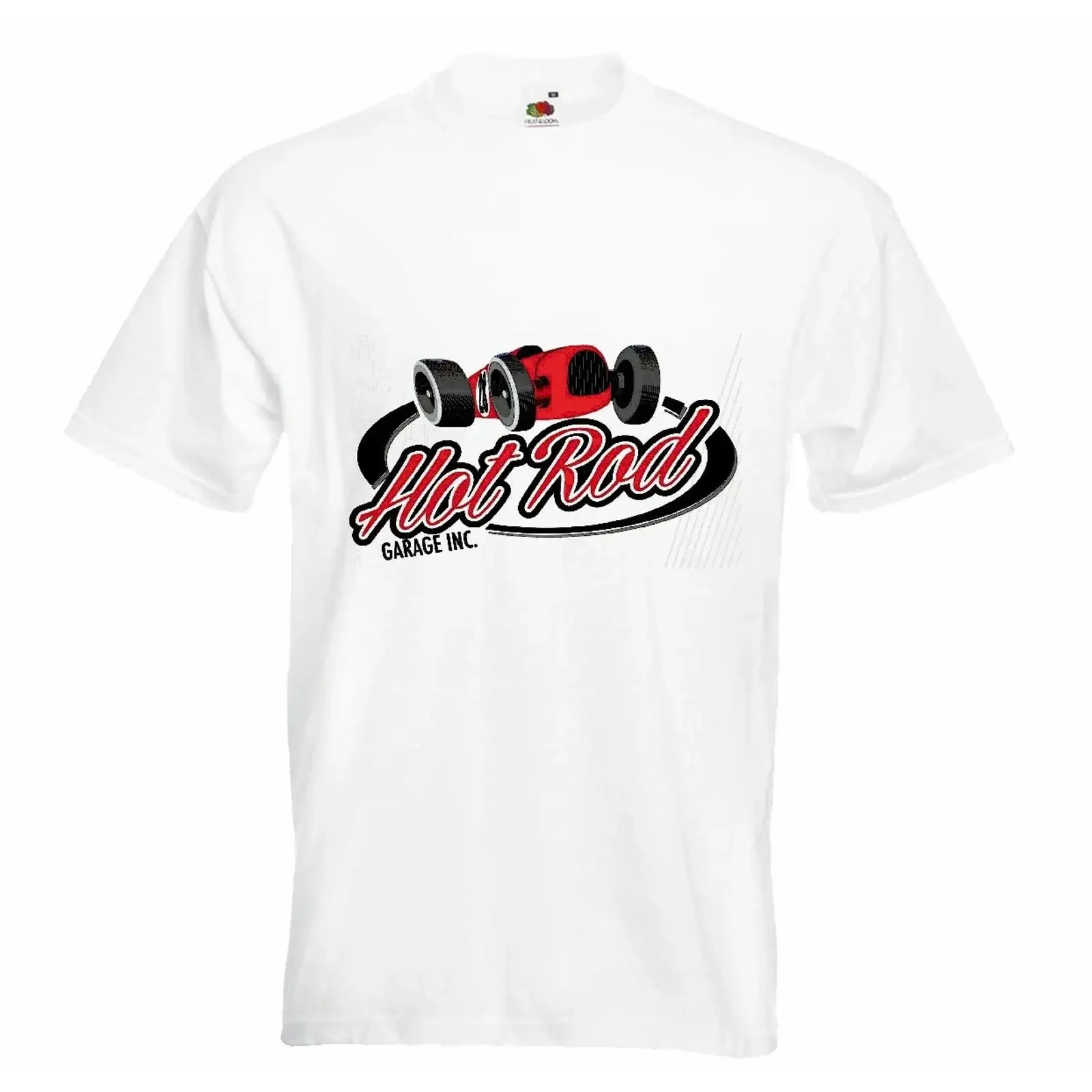 T Shirt HOT ROD GARAGE RENNWAGEN US CAR MUCLE V8 ROUTE 66 USA vintage Washed Breathable Casual designer clothes homme graphic