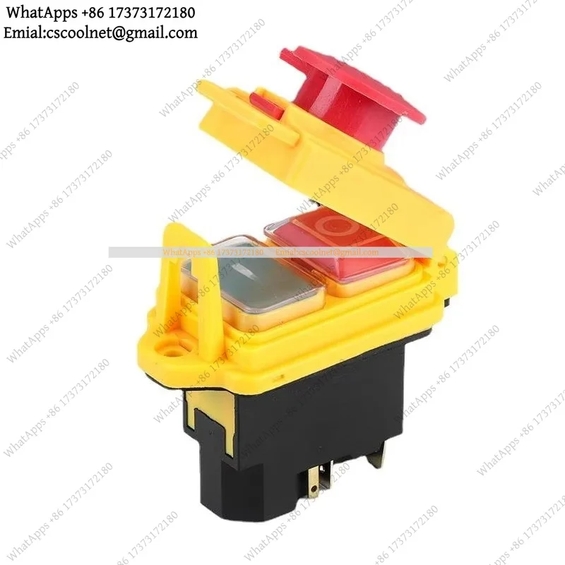 DKLD DZ-6 Electromagnetic Emergency Stop Pushbutton Switch for Industrial Machine Tool Equipment AC 250V 16A 5E4