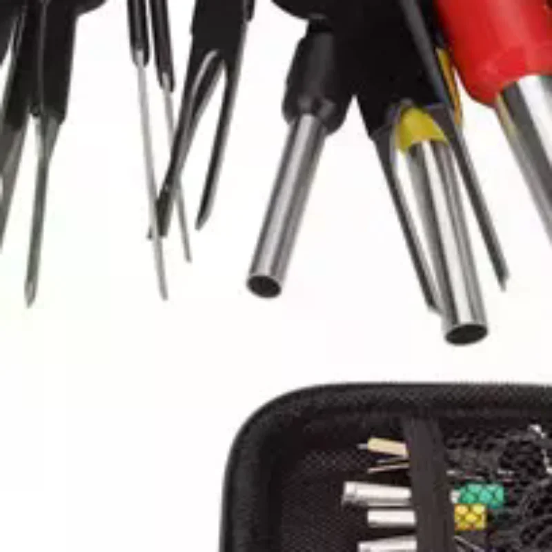 

Набор из 100 инструментов для снятия автомобильных клемм, ремонта электропроводки, снятия обжимных соединителей и штырьков, ключи для автомобильных разъемов