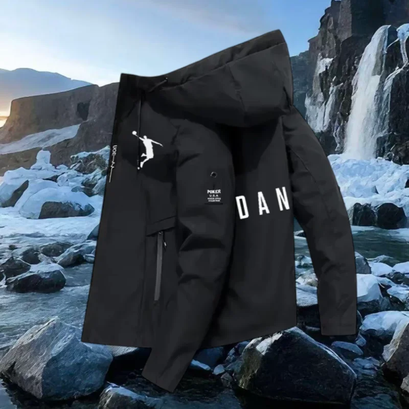 Spring and autumn new outdoor cycling neutral jacket brand hot selling high-end pocket zipper design lightweight hooded jacket