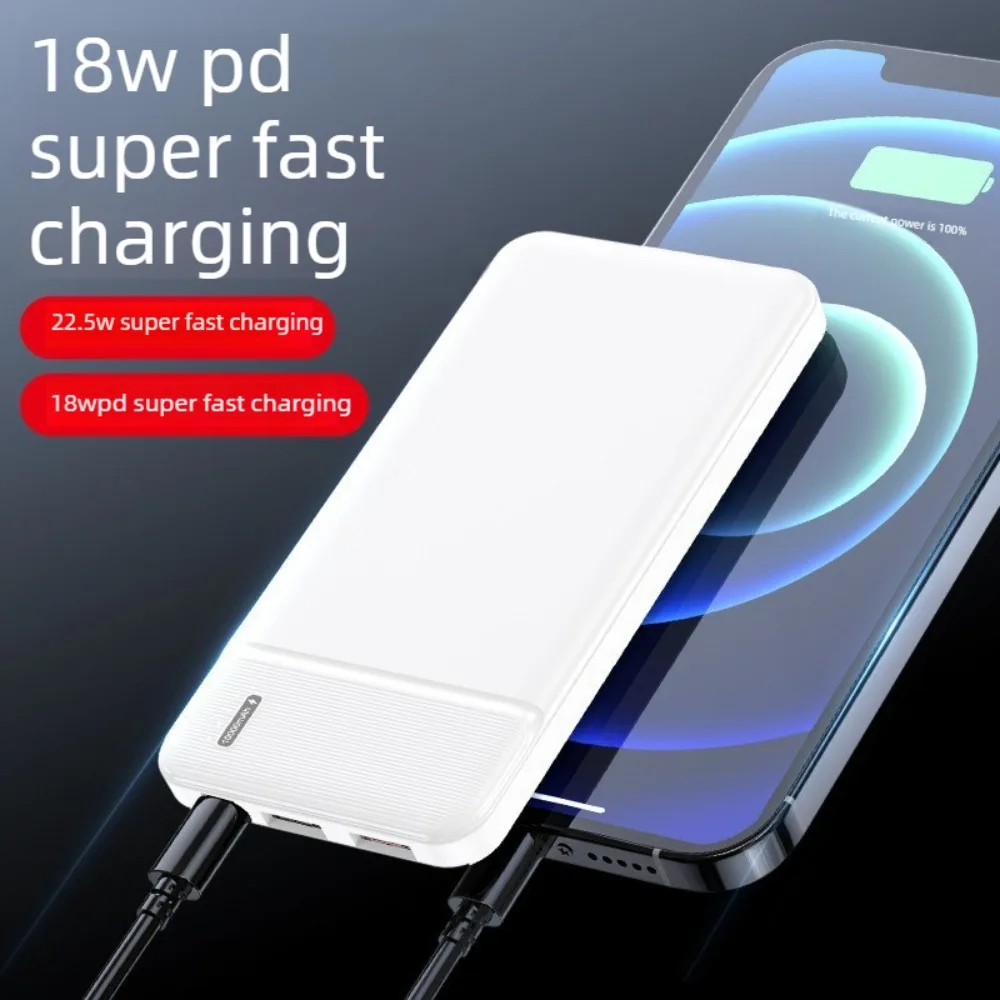 3C Certified Power Bank 10000mAh 22.5W Fast Charging Portable Charger Two-Way Quick Charge for iPhone Samsung Xiaomi
