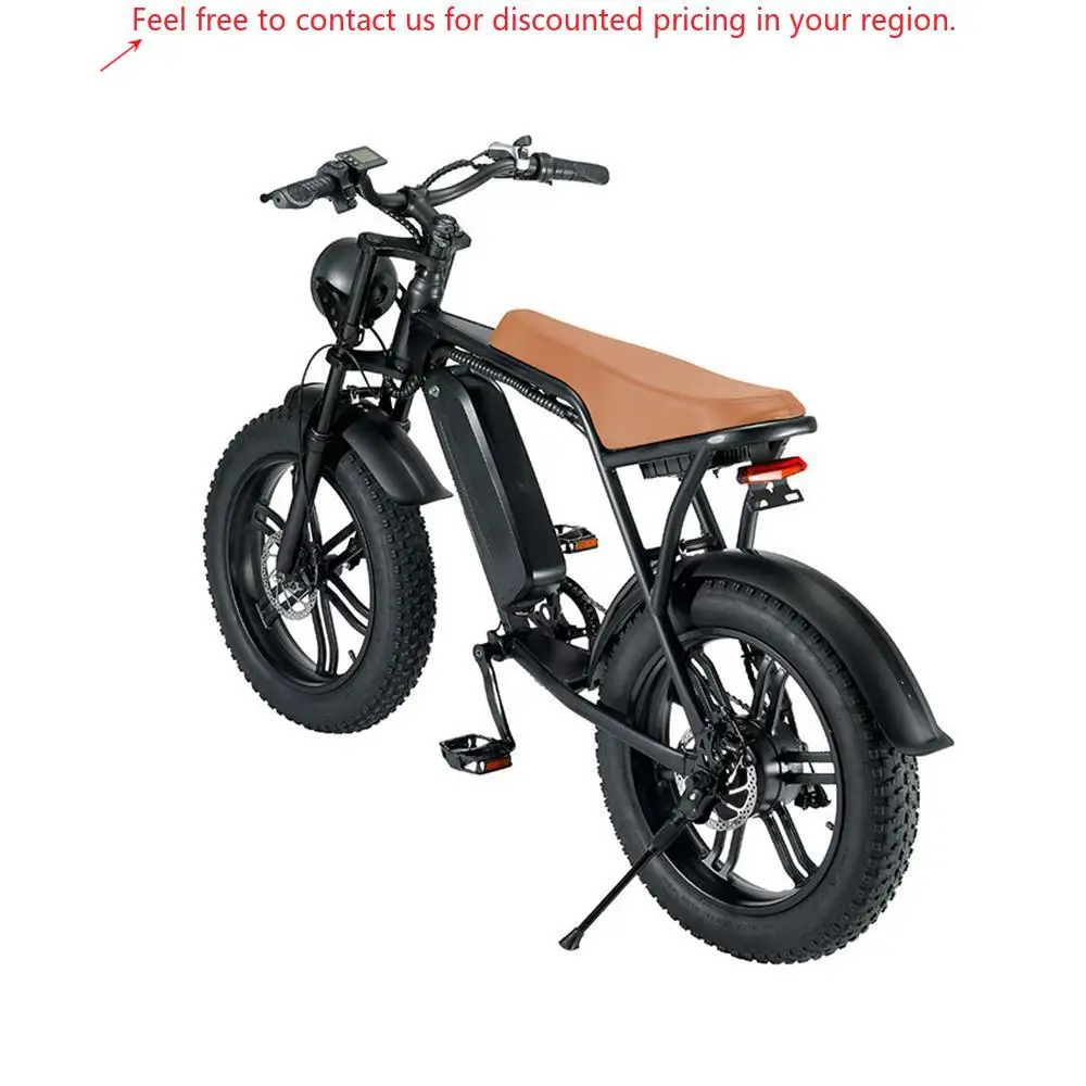 

2024 US EU Hot Selling Electric Bicycle Range 65km Electric Bike Fat Snow Tire Mountain Bike Off Road Electric Motorcycles