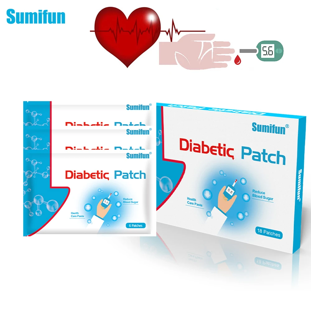 

18/36/54Pcs Sumifun Diabetes Patch Balance Blood Glucose Diabetic Care Medical Sticker Lower Blood Sugar Levels Plaster